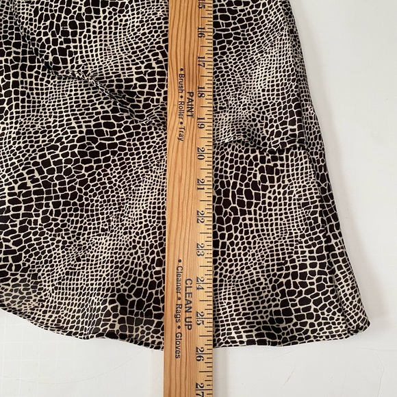 Violet & Claire Tops Blouse Leopard Print Layered wrap women’s size M - Picture 8 of 15